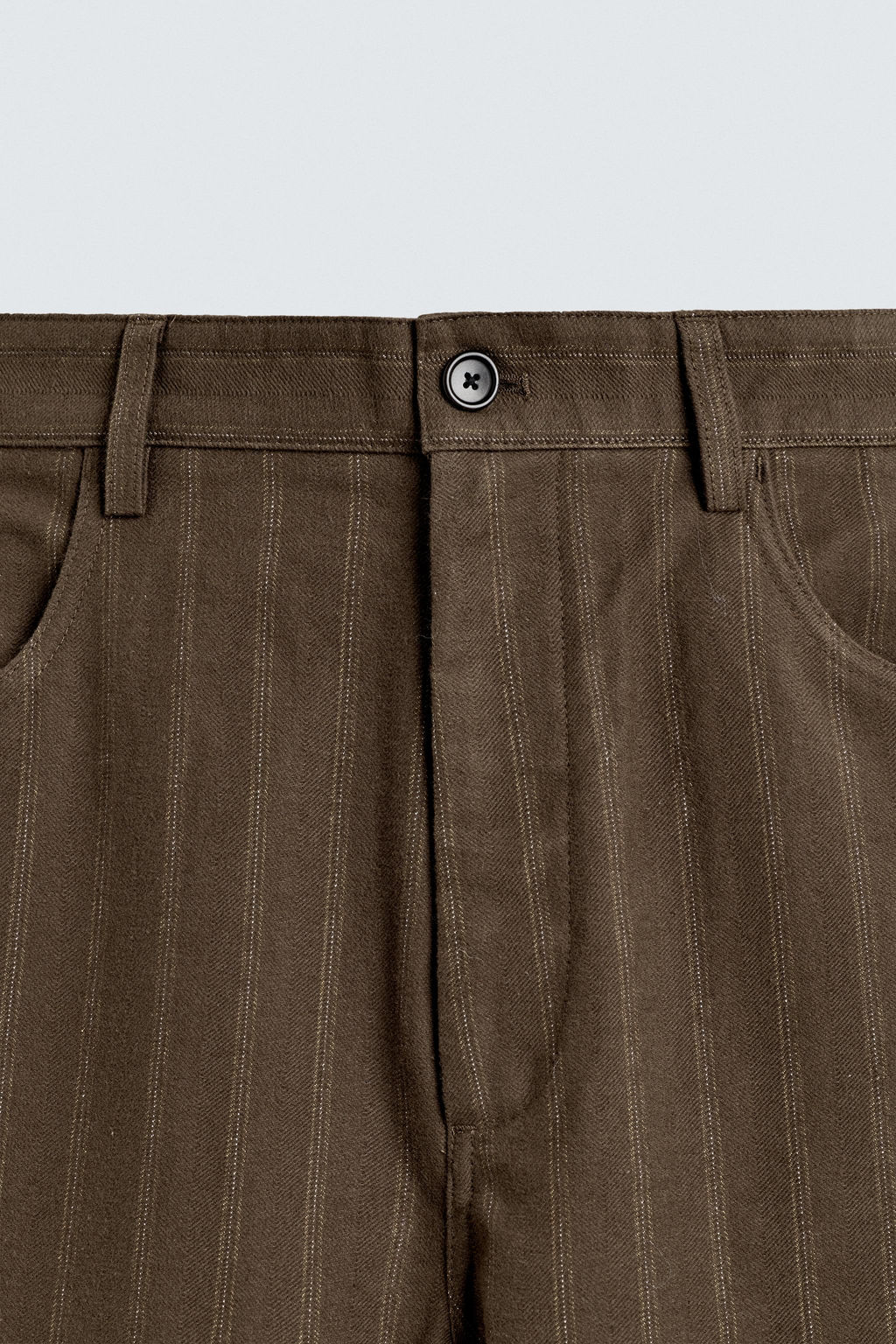 BALLOON FIT STRIPED JACQUARD TROUSERS - Zara фото 7