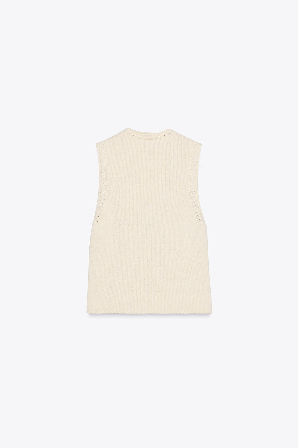 KNITTED TOP WITH GOLD BUTTONS - Zara фото 13