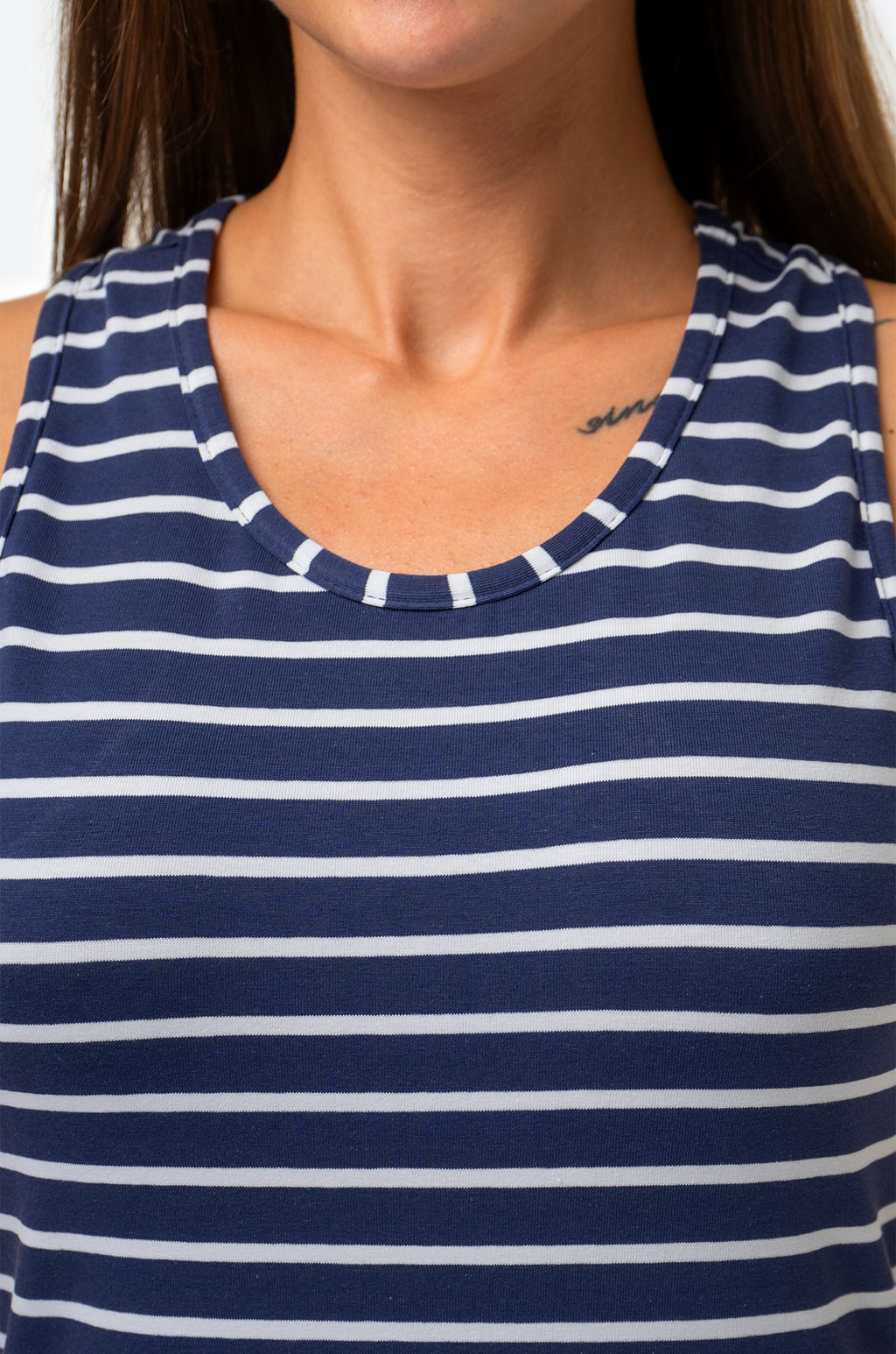 Женское платье-майка в полоску Happy Fox фото 5