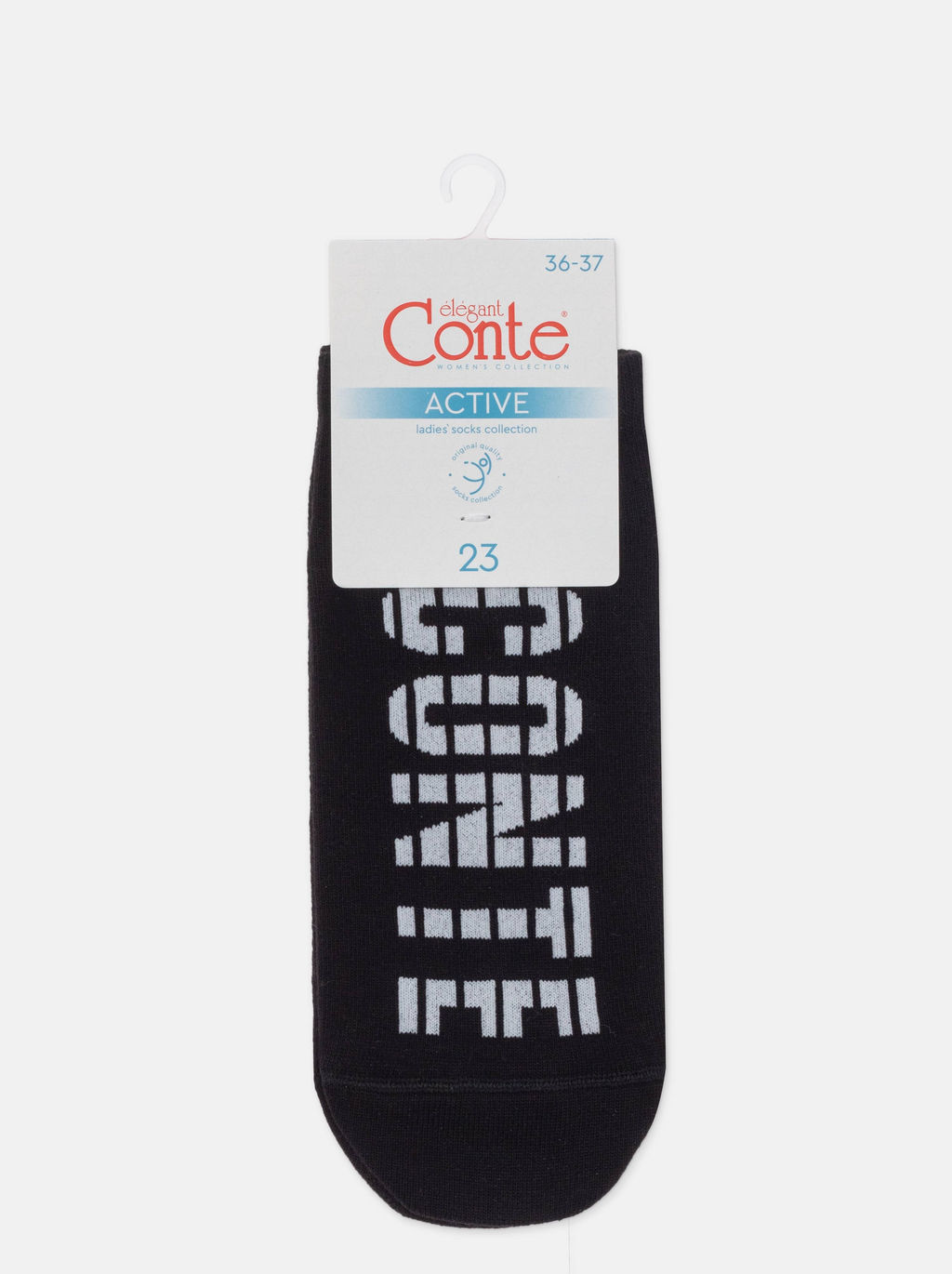 Цена за 2 пары. Носки Короткие CONTE ACTIVE Носки женские черный - Conte elegant фото 11