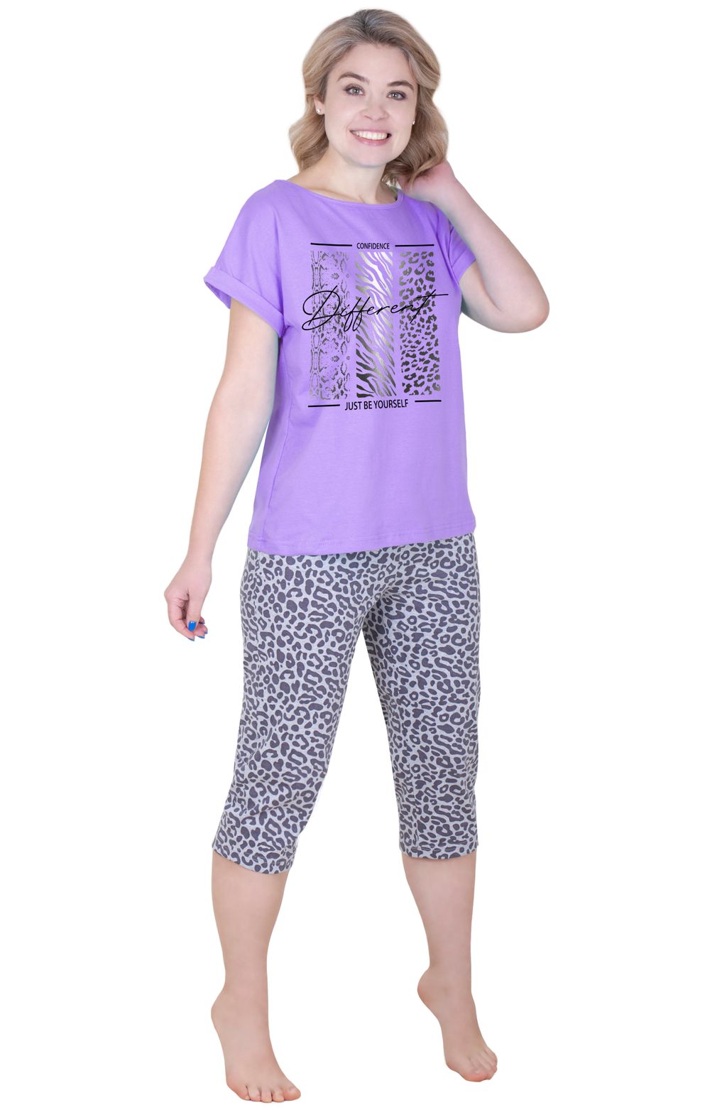 Костюм Бьюти К-283 (44-62) кулирка - Лотос фото 4