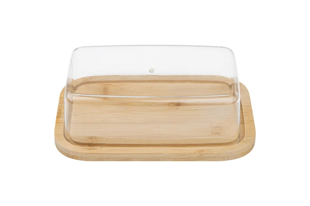 Масленка из бамбука Bambu с крышкой из пластмассы арт.981059 /MALLONY/  фото 3