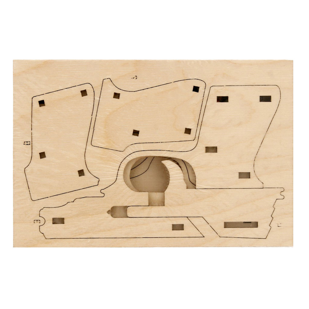 REZARK PTT-01 Серия Оружие Пазл 3D 20 элемент. Резинкострел Колибри