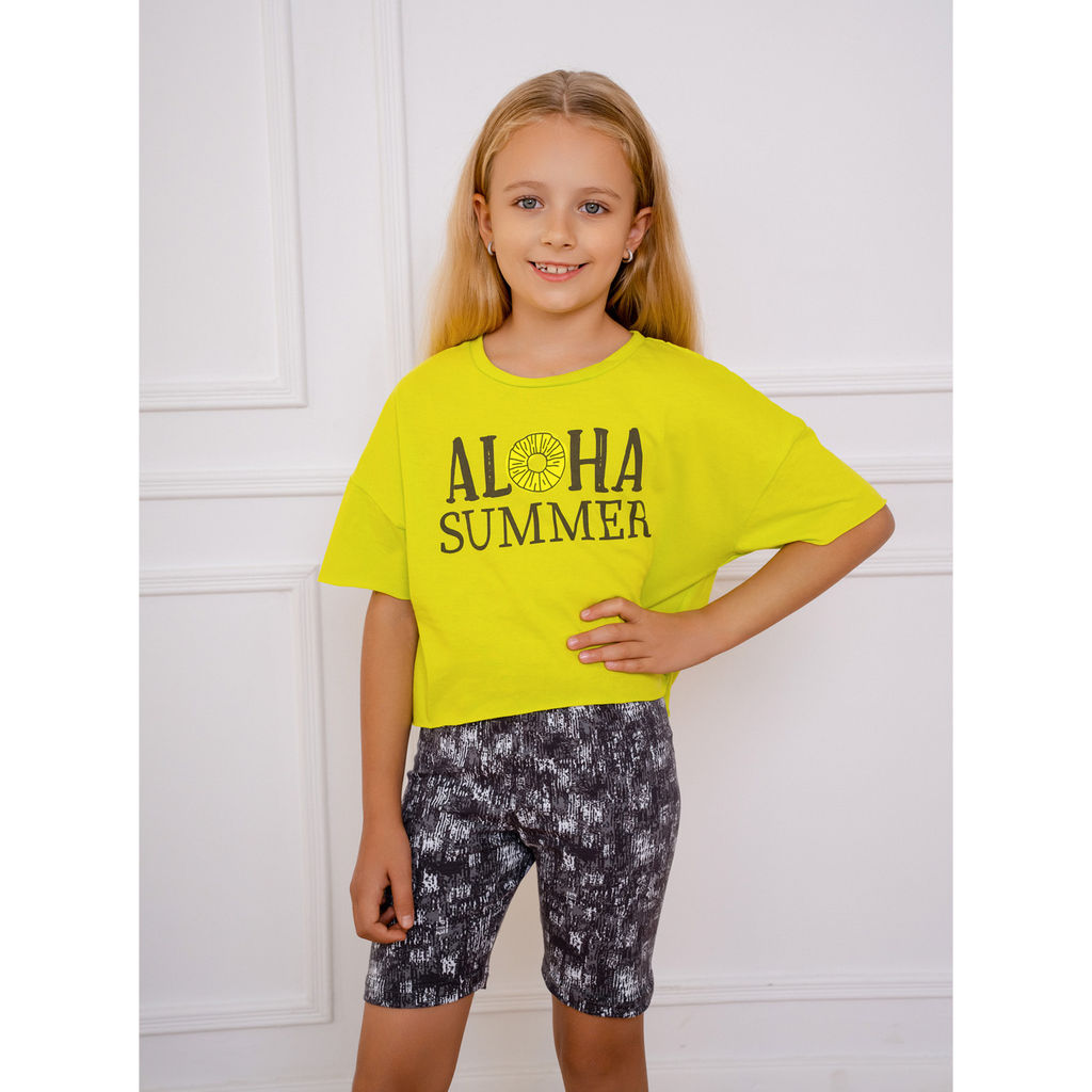 Комплект футболка кулирка, лосины кулирка с лайкрой 7032100101 - Youlala фото 15