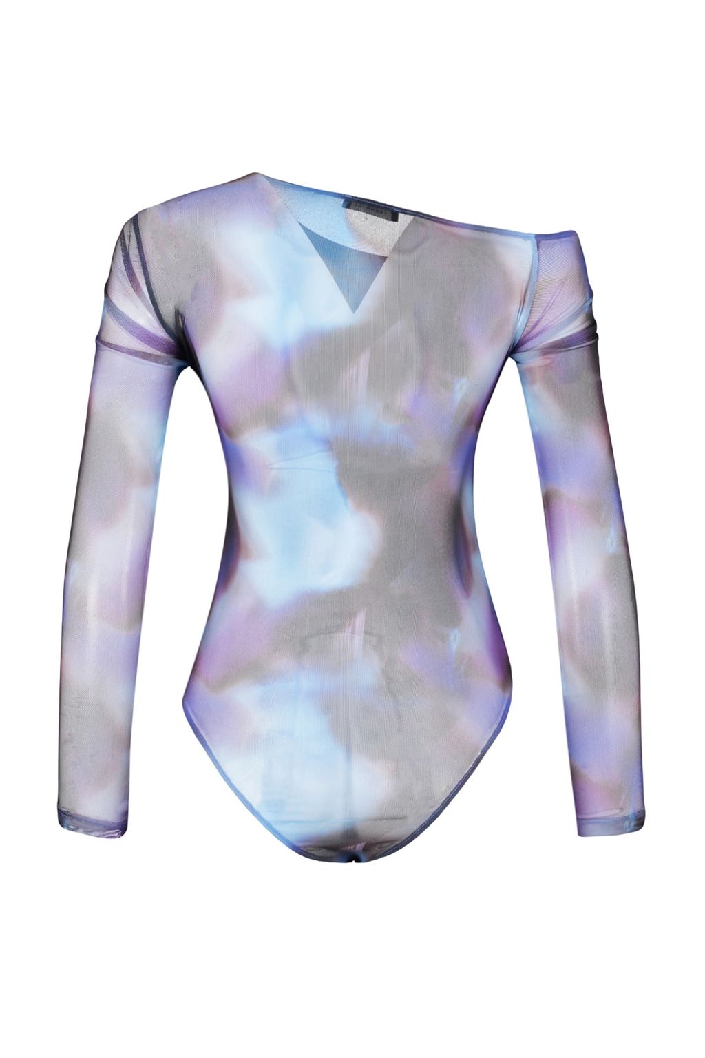 TRENDYOLMILLA Pembe Desenli Tul S?rt? Transparan Fitted/Vucuda Oturan Esnek C?tc?tl? Orme Body TWOSS23BD00024  фото 8