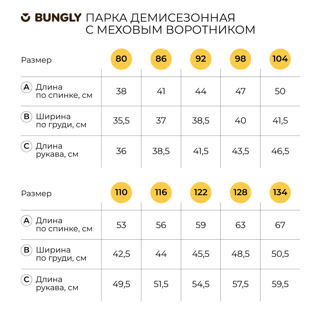Парка демисезонная с меховым воротником "Зефир"