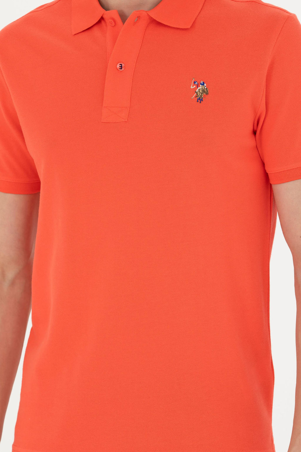 U. S. Polo Assn / Мужская базовая футболка с цветком граната - U.s. polo assn фото 13