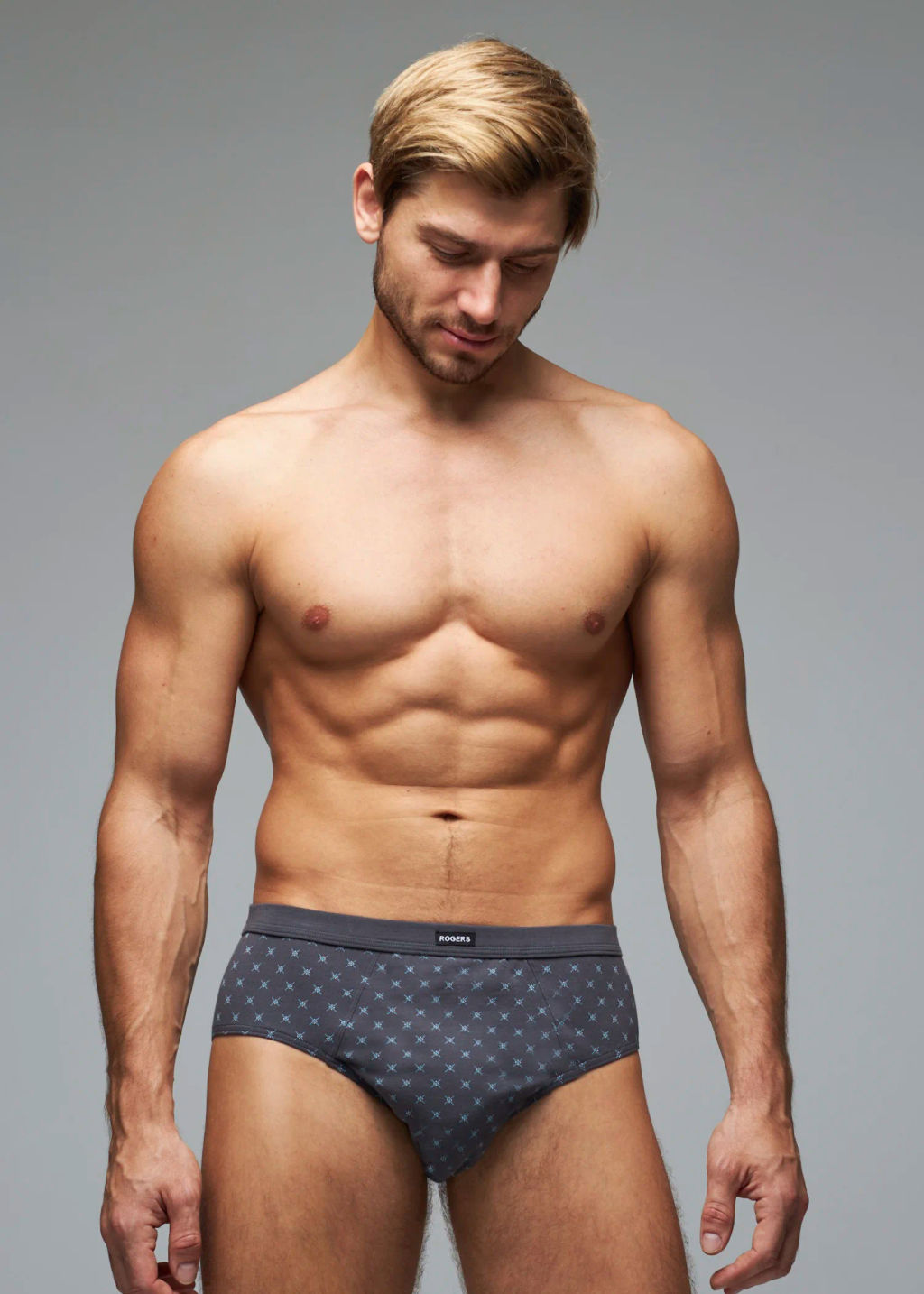 Трусы мужские слипы Rogers 8820 хлопок, эластан размеры 3XL, 4XL, 5XL  фото 4