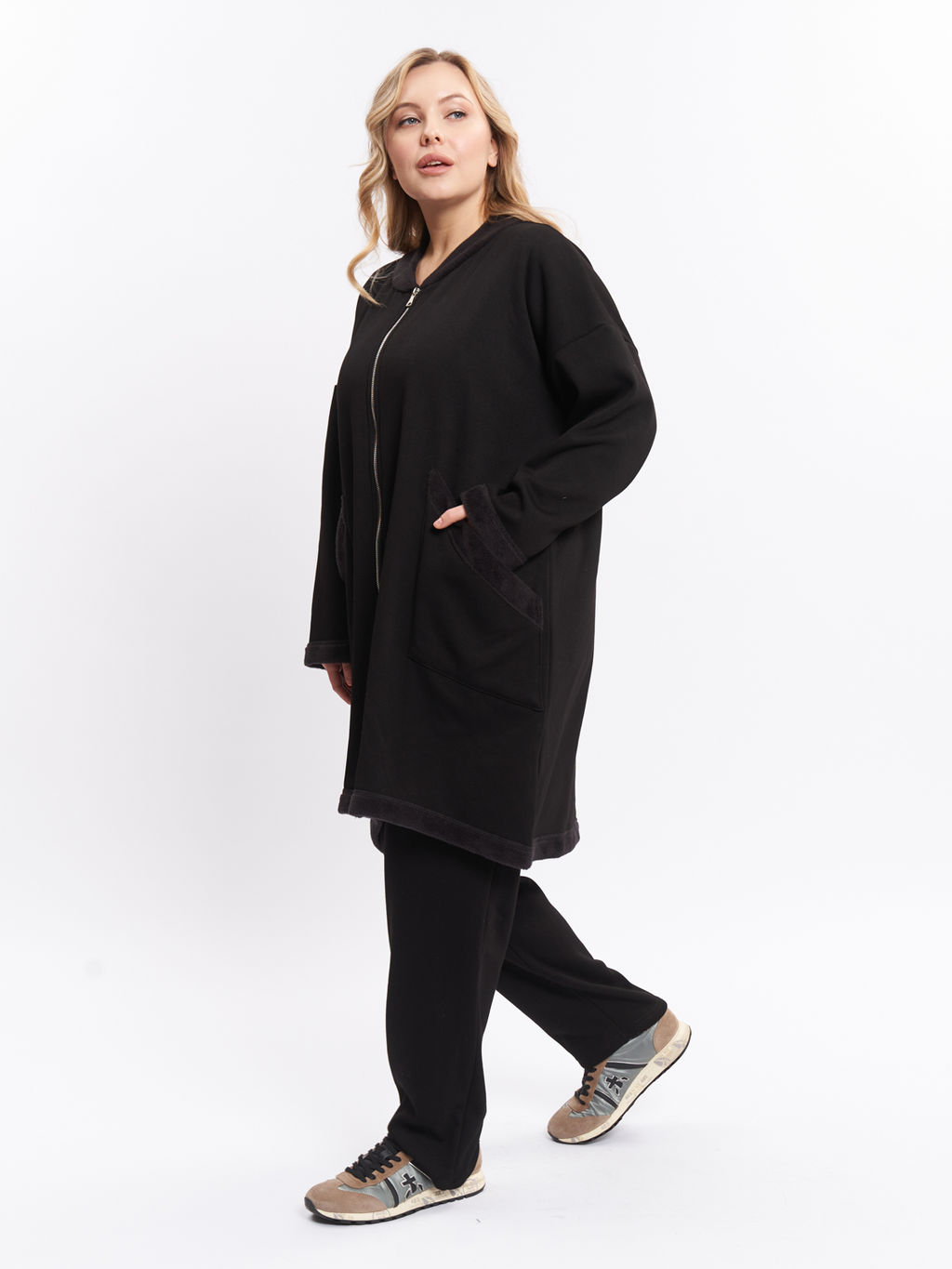 Кардиган на меху ZGA23521BLK01 - Артесса фото 13