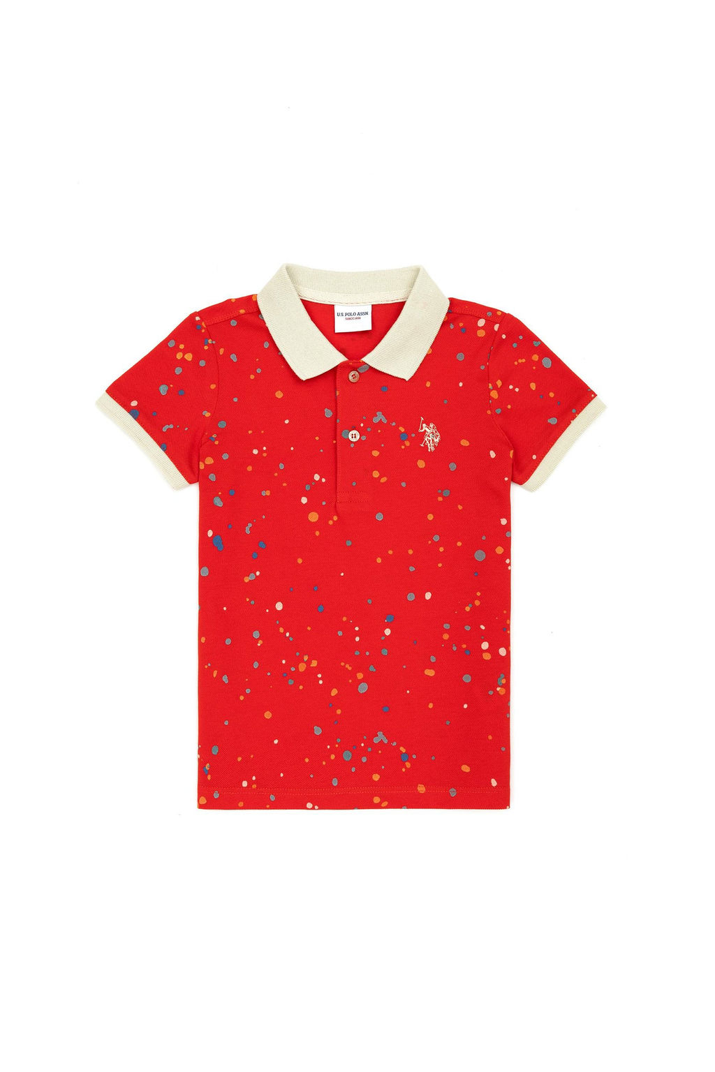 U. S. Polo Assn Красная футболка-поло для мальчика - U.s. polo assn фото 4