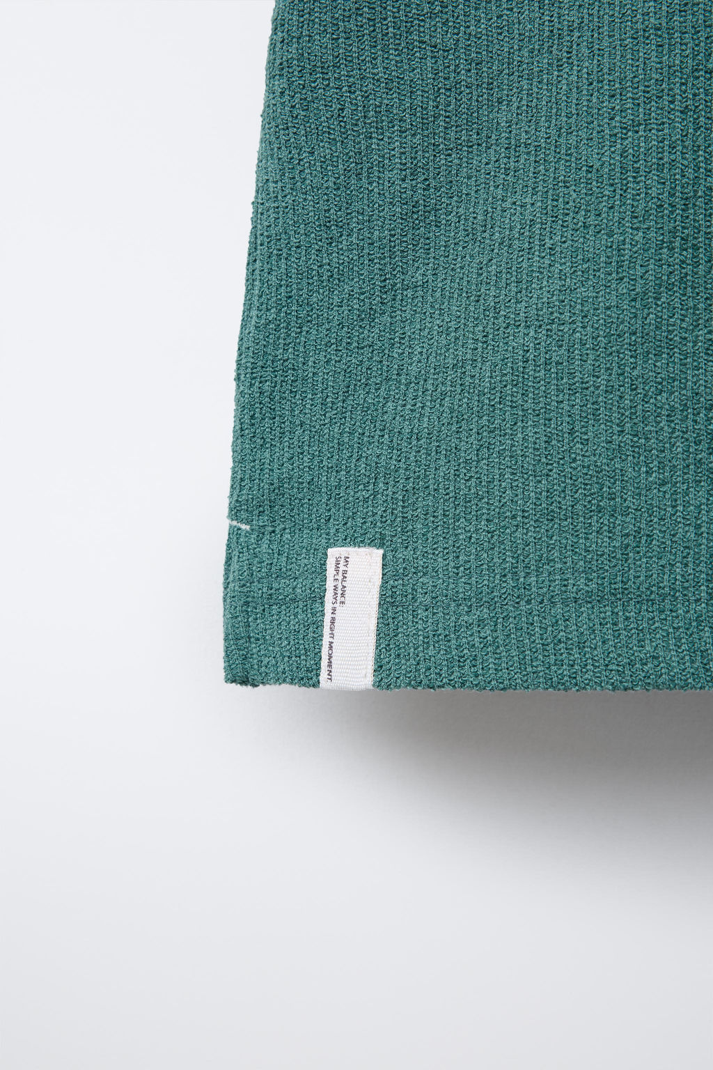 RUSTIC TOWELLING BOWLING SHIRT - Zara фото 4