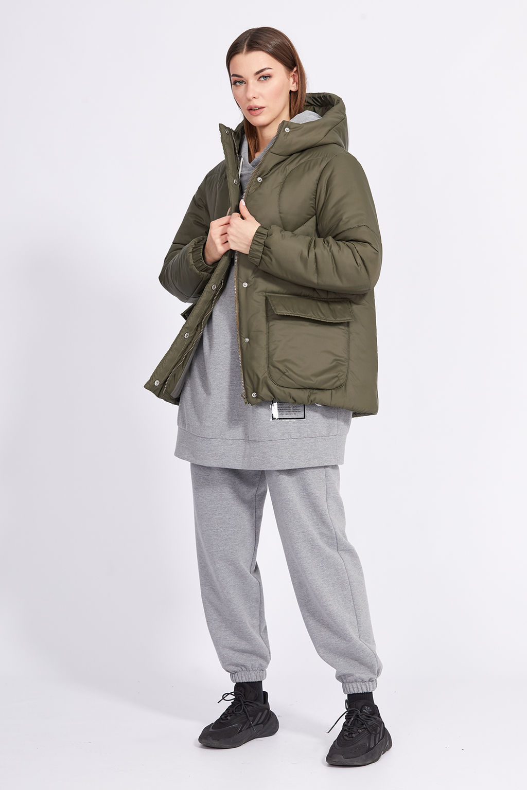 Куртка 2307 хаки - Eola фото 19