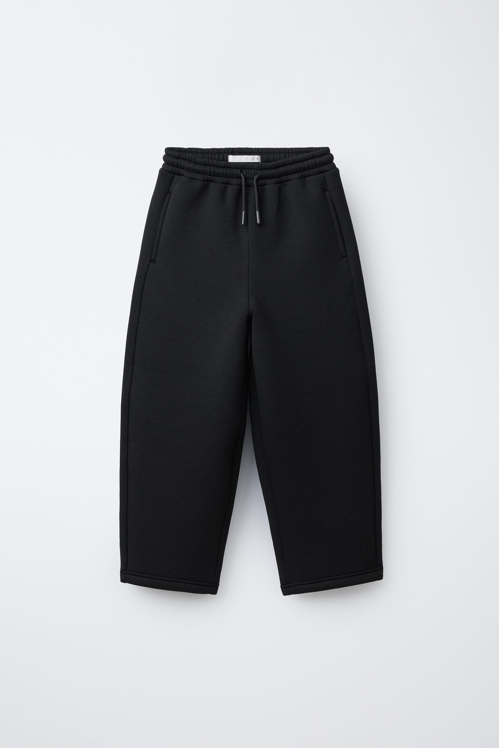 PANTAL?N STRAIGHT FIT EFECTO NEOPRENO / Negro - Zara фото 6