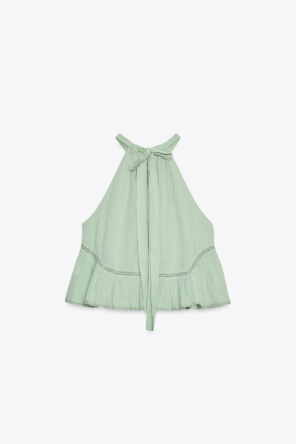 EMBROIDERED GAUZE TOP - Zara фото 21