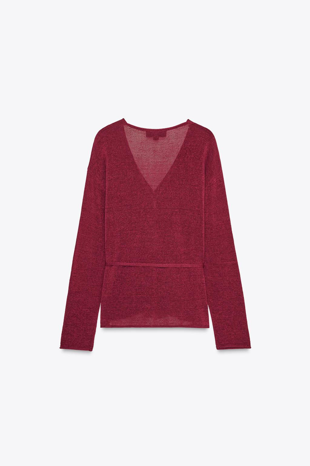 KNIT LINEN BLEND CARDIGAN - Zara фото 5