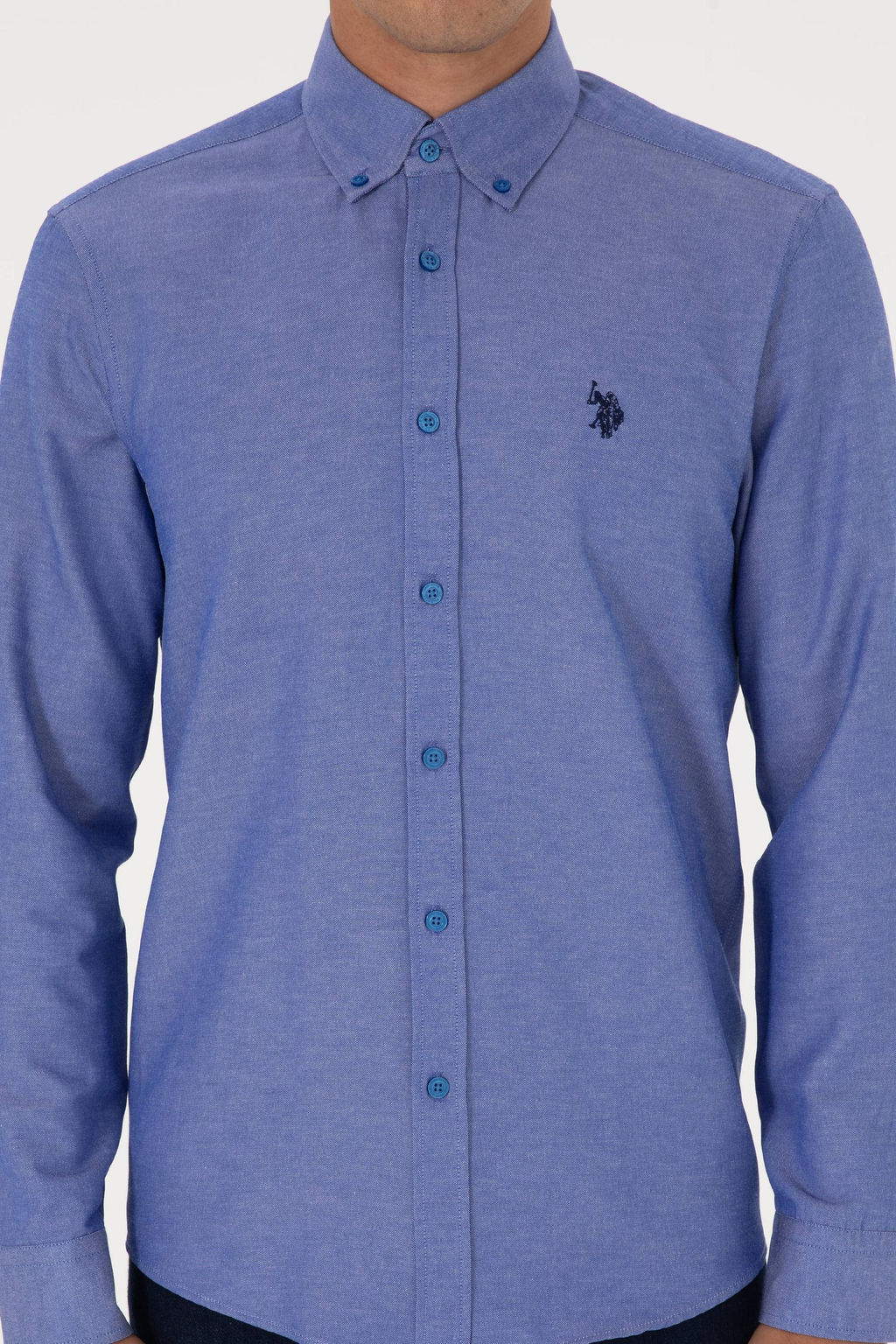 Erkek Saks Uzun Kollu Basic G_mlek Sepette S_rpriz _ndirim - U.s. polo assn фото 6