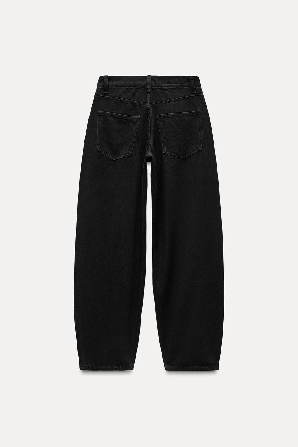 TRF BALLOON MID-RISE JEANS - Zara фото 16