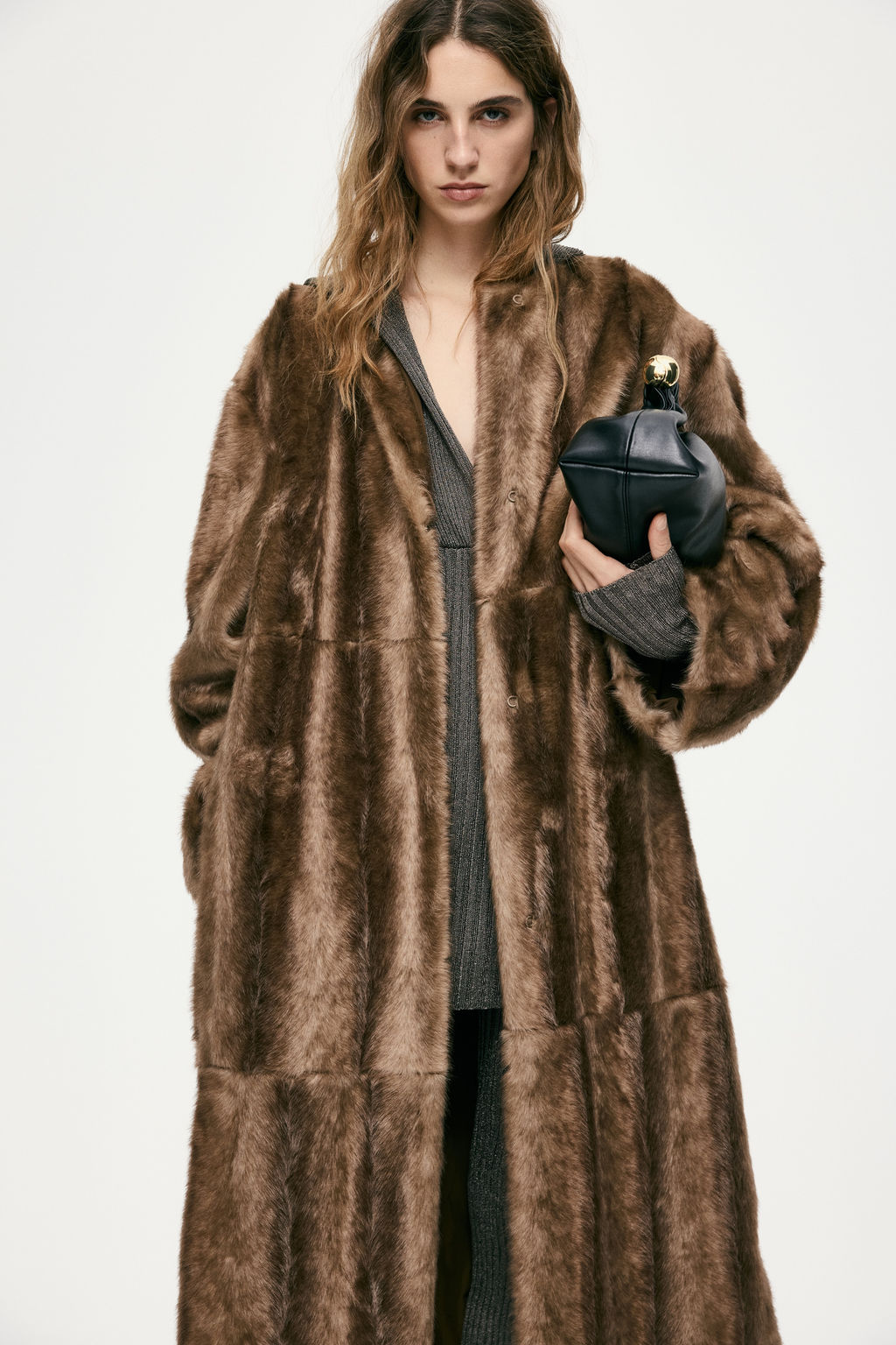 Abrigo con cuello tipo bufanda - H&m фото 6