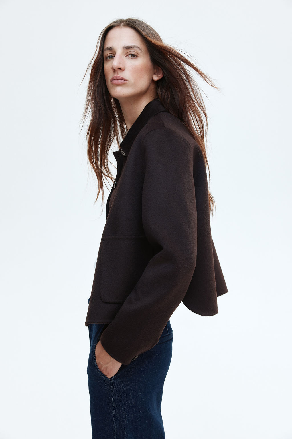 Chaqueta artesanal en mezcla de lana - H&m фото 6