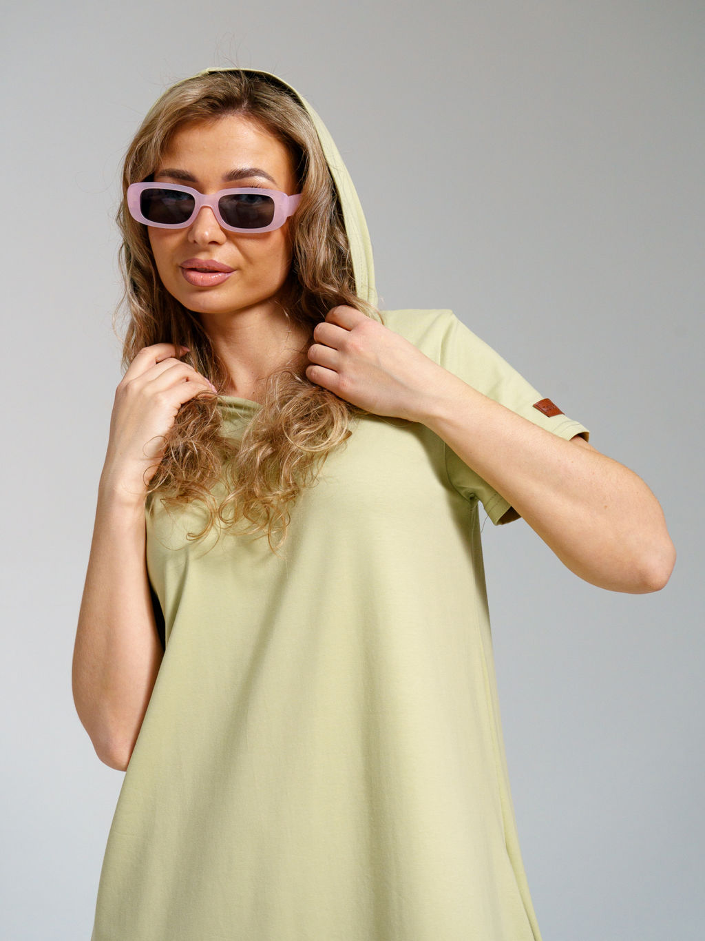 970 Платье-мантия"Олива"