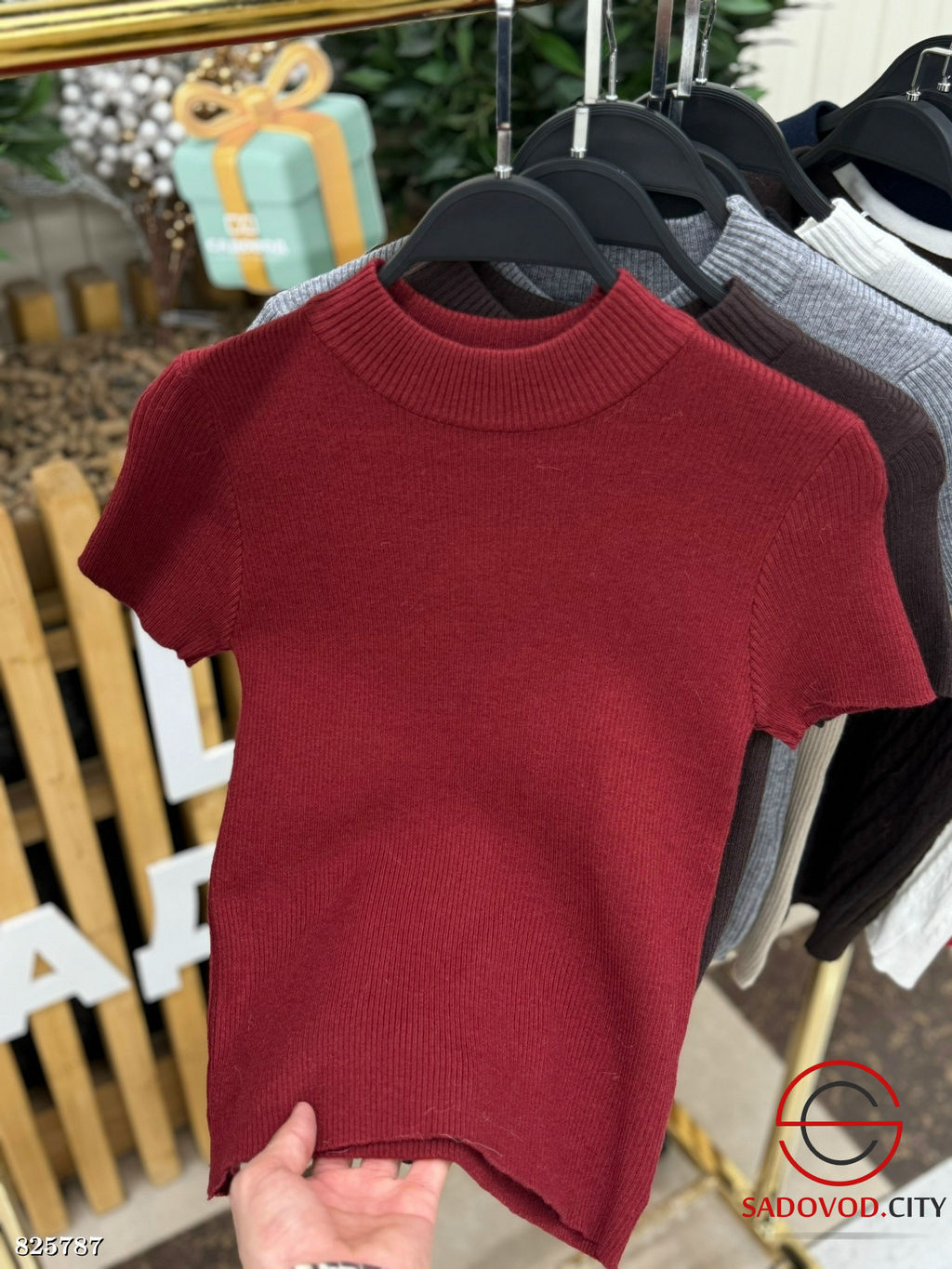 Футболка женская однотонная