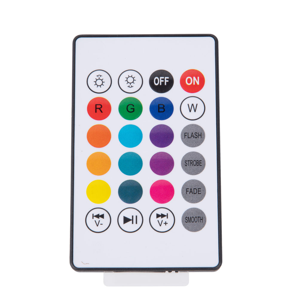 ULI-Q340 8W/RGB/E27 WHITE Светодиодный светильник Диско, с динамиком и Bluetooth. 220В. Белый. ТМ Volpe