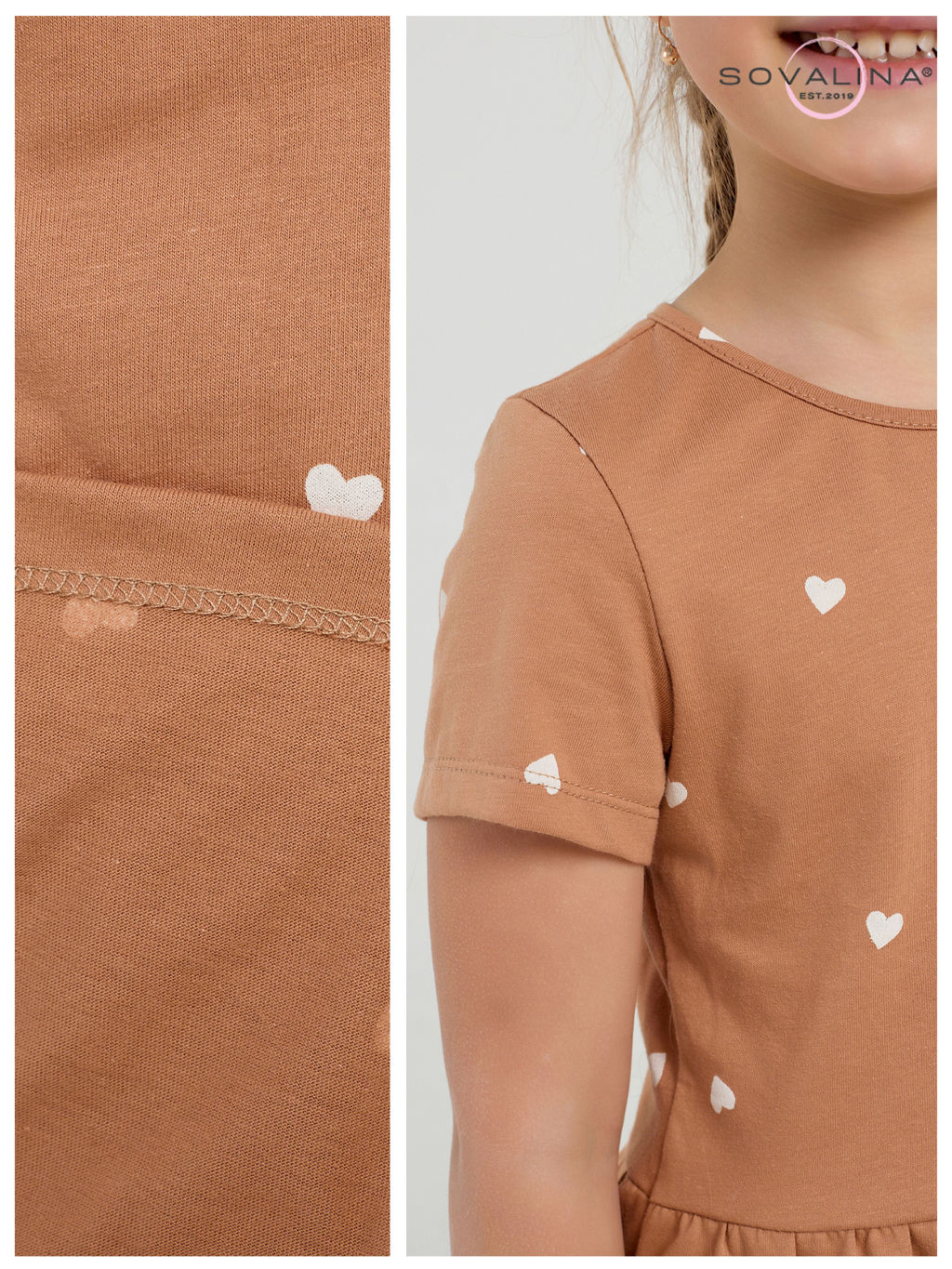 Платье Лето сердца на песочном - Sovalina фото 6