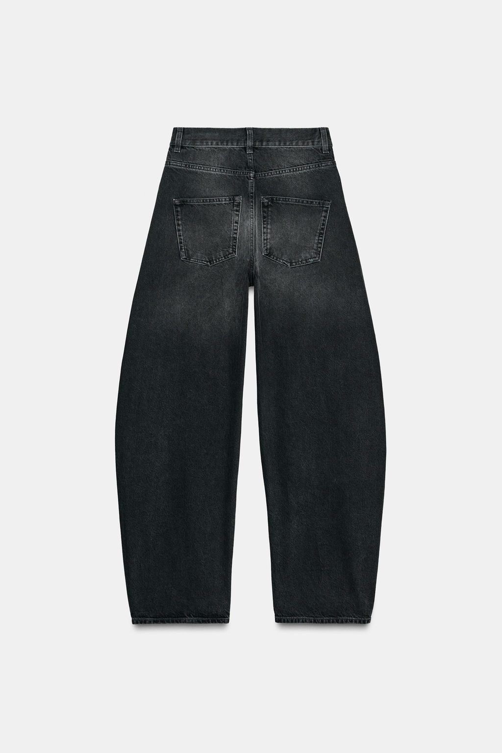 ZW COLLECTION BARREL HIGH-WAIST JEANS - Zara фото 6
