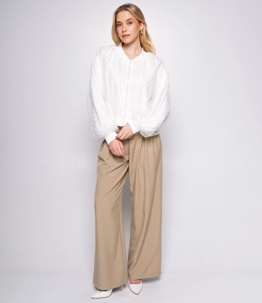 Бомбер #КТ6631 (4), белый - Dommod фото 4