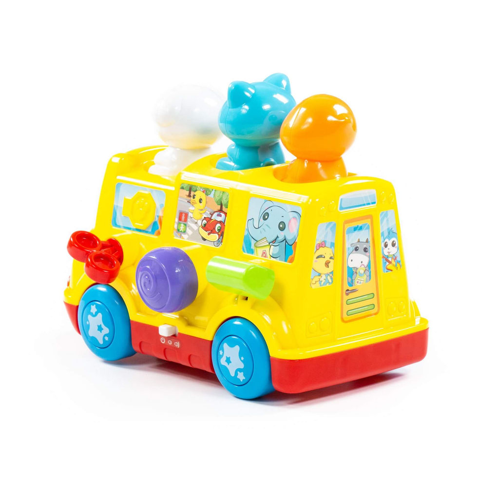 Игрушка развивающая Школьный автобус (в коробке) - Полесье фото 4