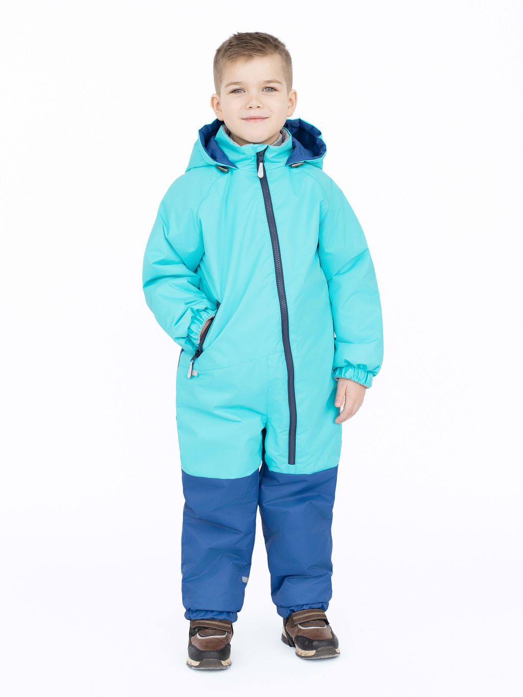 Комбинезон демисезонный яблоко зеленый - Arctic kids фото 17