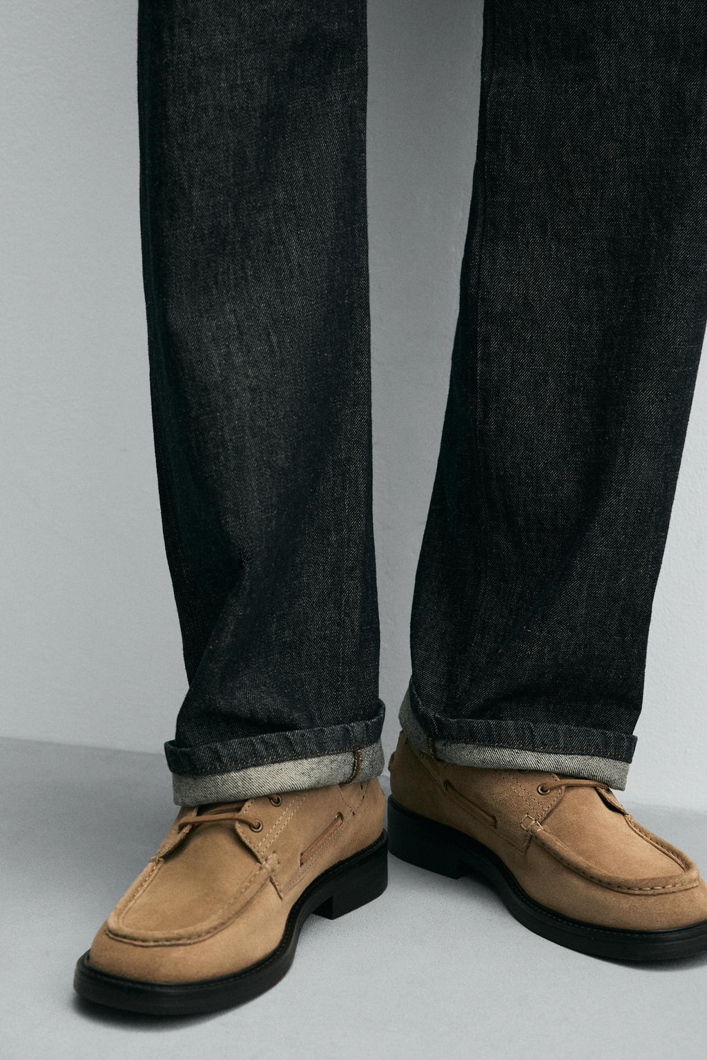 LEATHER SMART DECK SHOES - Zara фото 4