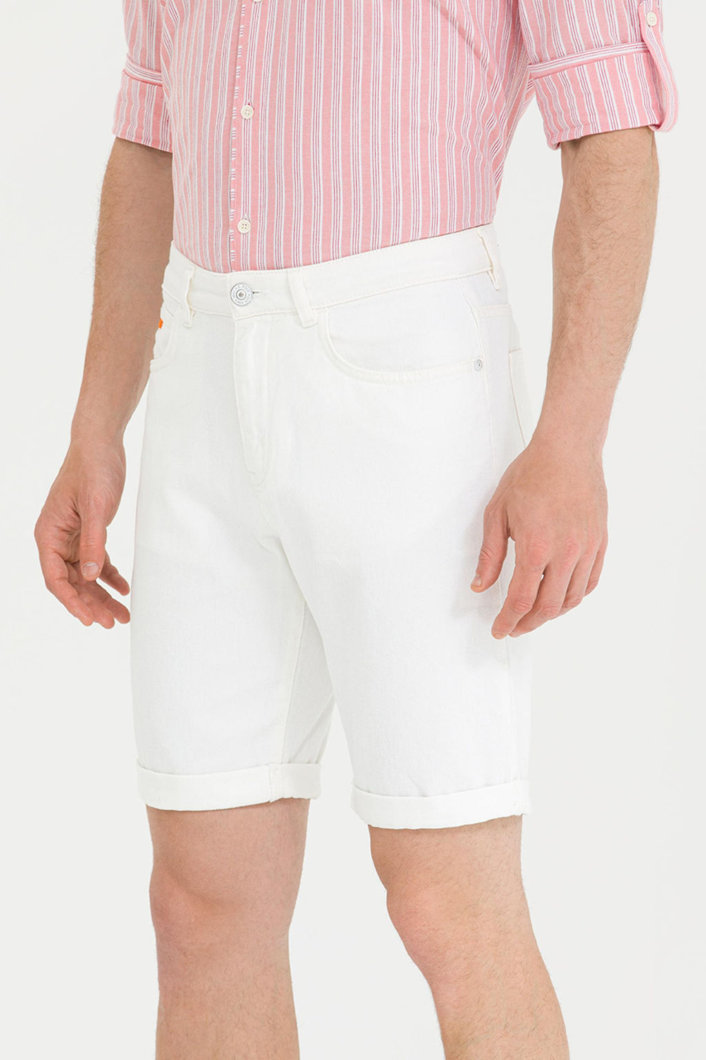 U. S. Polo Assn Мужские белые джинсовые шорты - U.s. polo assn фото 6