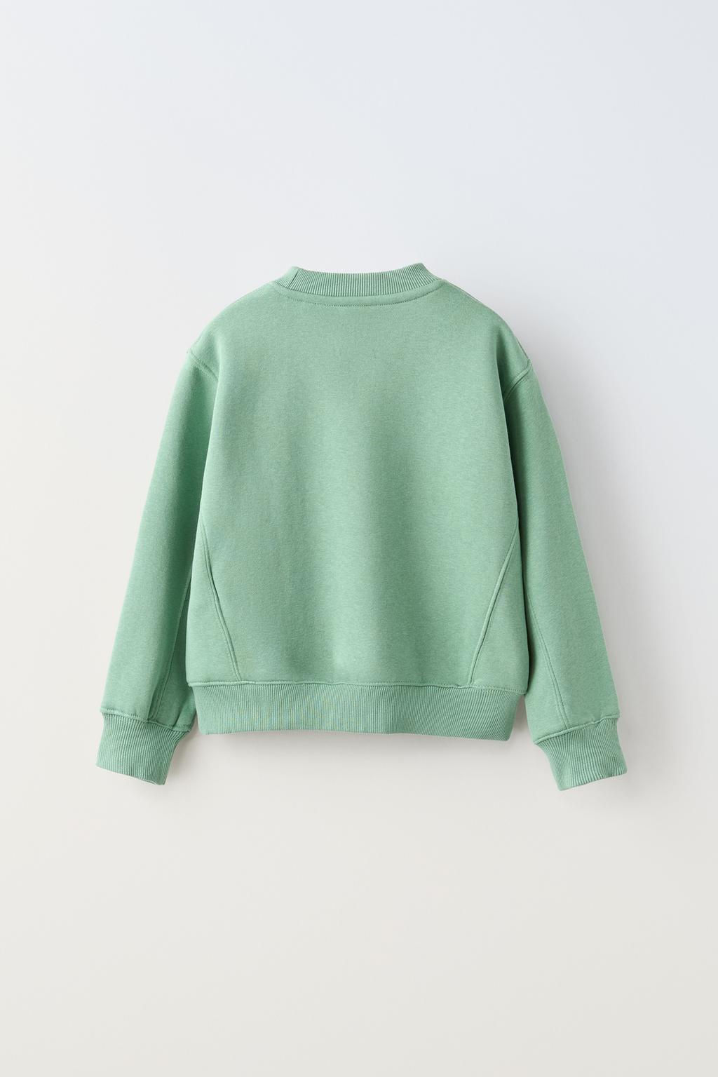 SWEATSHIRT AND JOGGER TROUSERS CO-ORD WITH LABEL - Zara фото 11