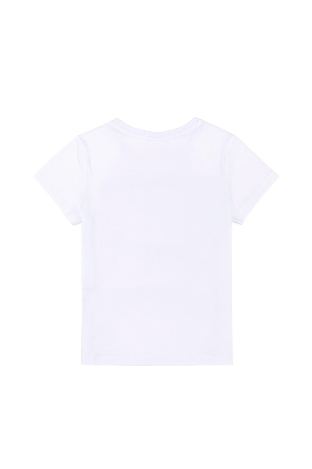 Детская белая футболка с круглым вырезом Неожиданная скидка в корзине - U.s. polo assn фото 5