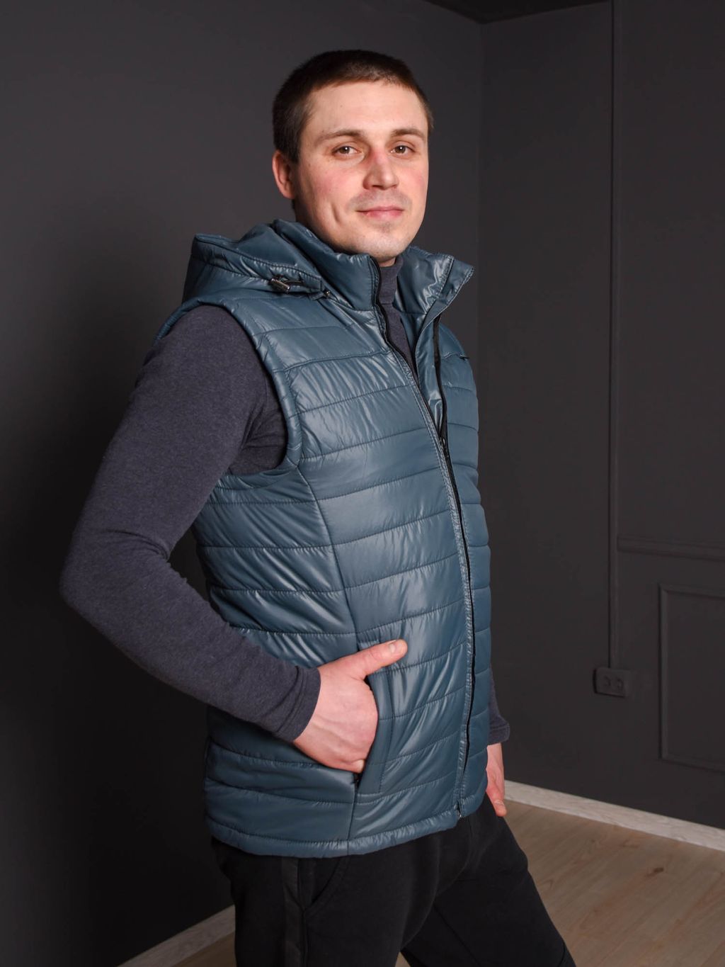 Жилетка МЖ, цвет свинцовый от фабрики Спортсоло