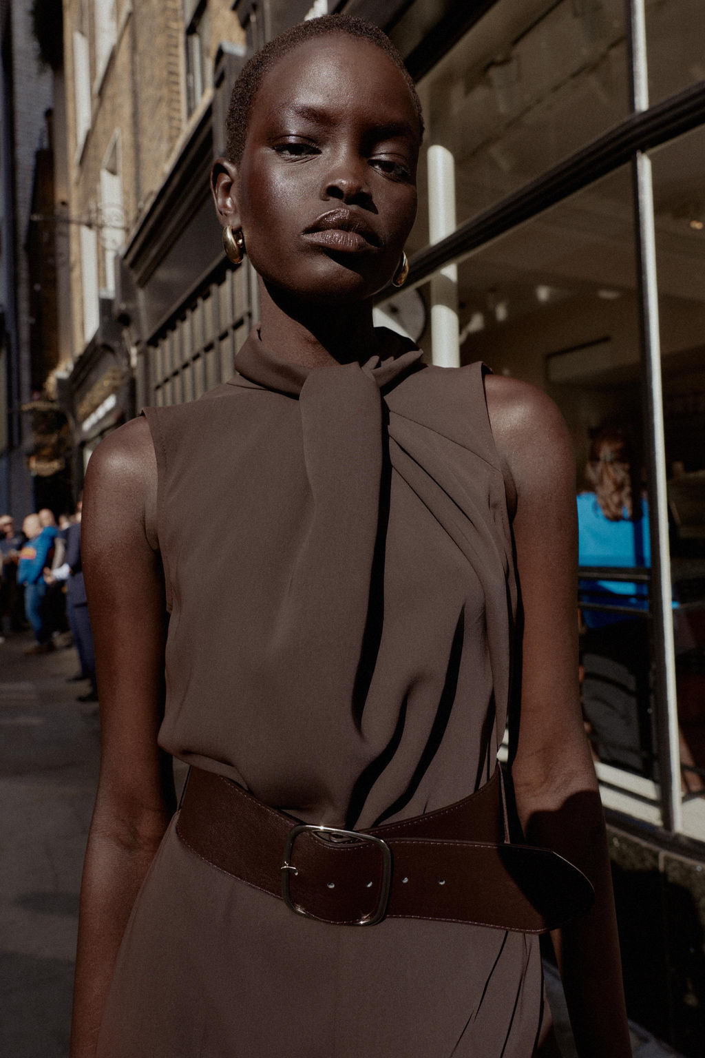 SLEEVELESS JUMPSUIT WITH BELT - Zara фото 5