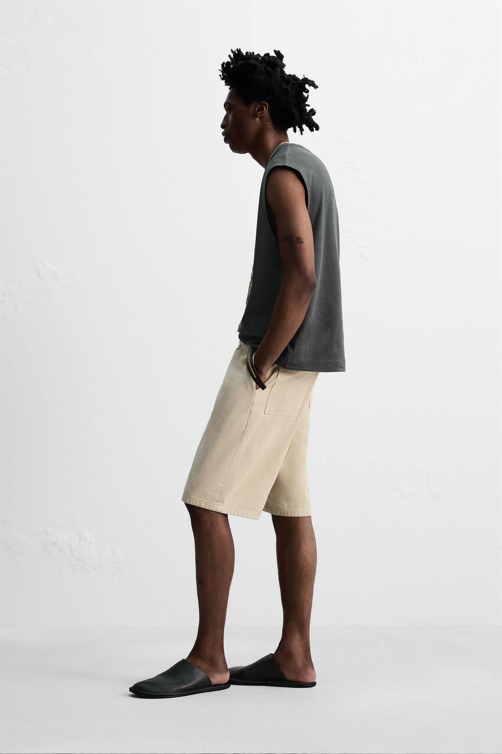 BAGGY FIT BERMUDA SHORTS  OTIS KWAME KYE QUAICOE - Zara фото 4