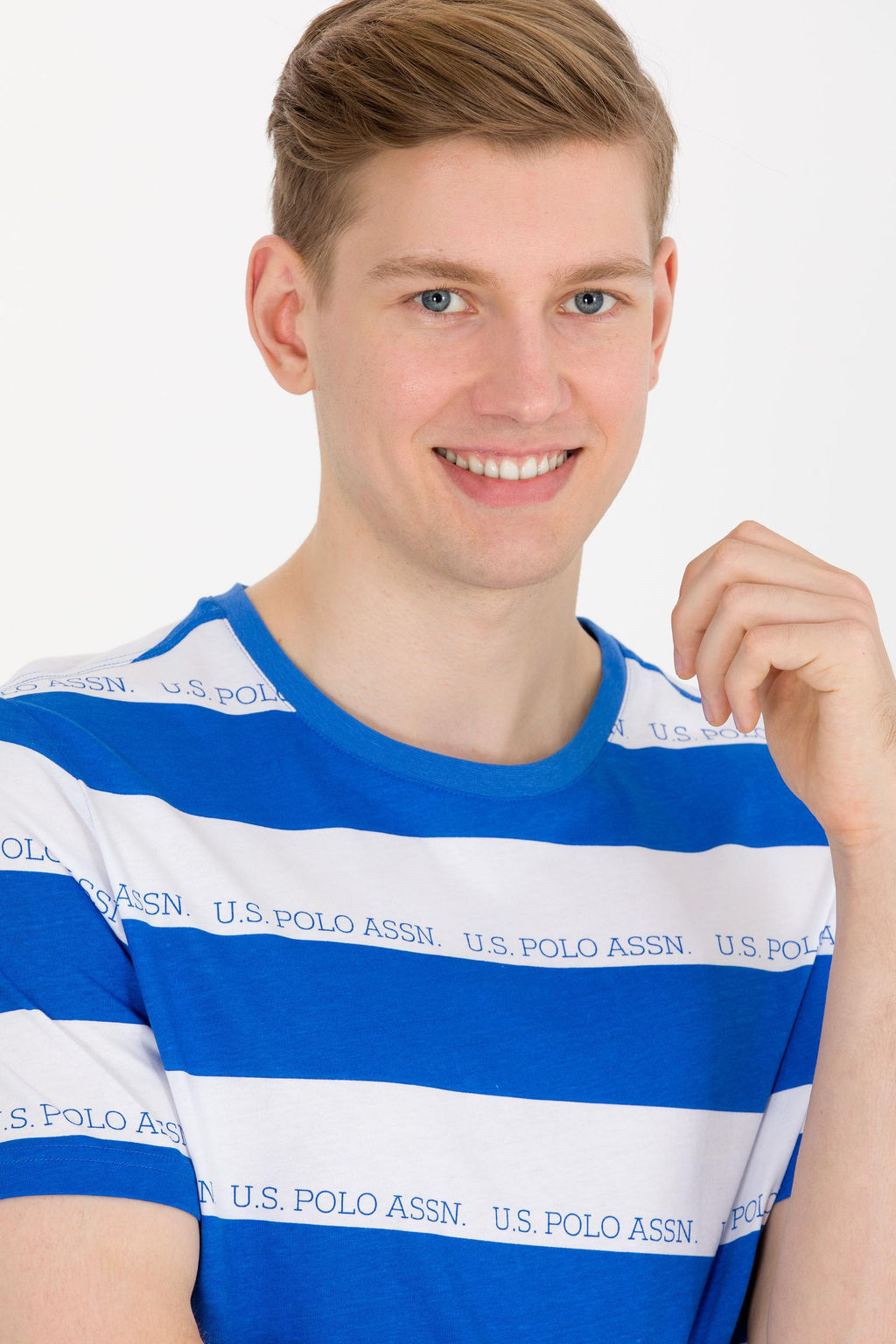 Erkek Saks Bisiklet Yaka Ti__rt