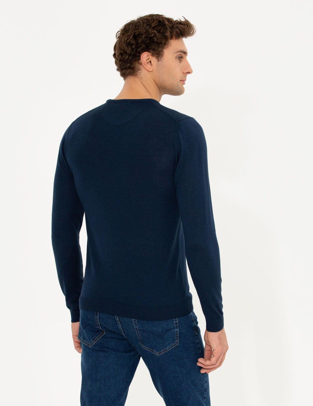 Базовый свитер с круглым вырезом - Cacharel фото 5