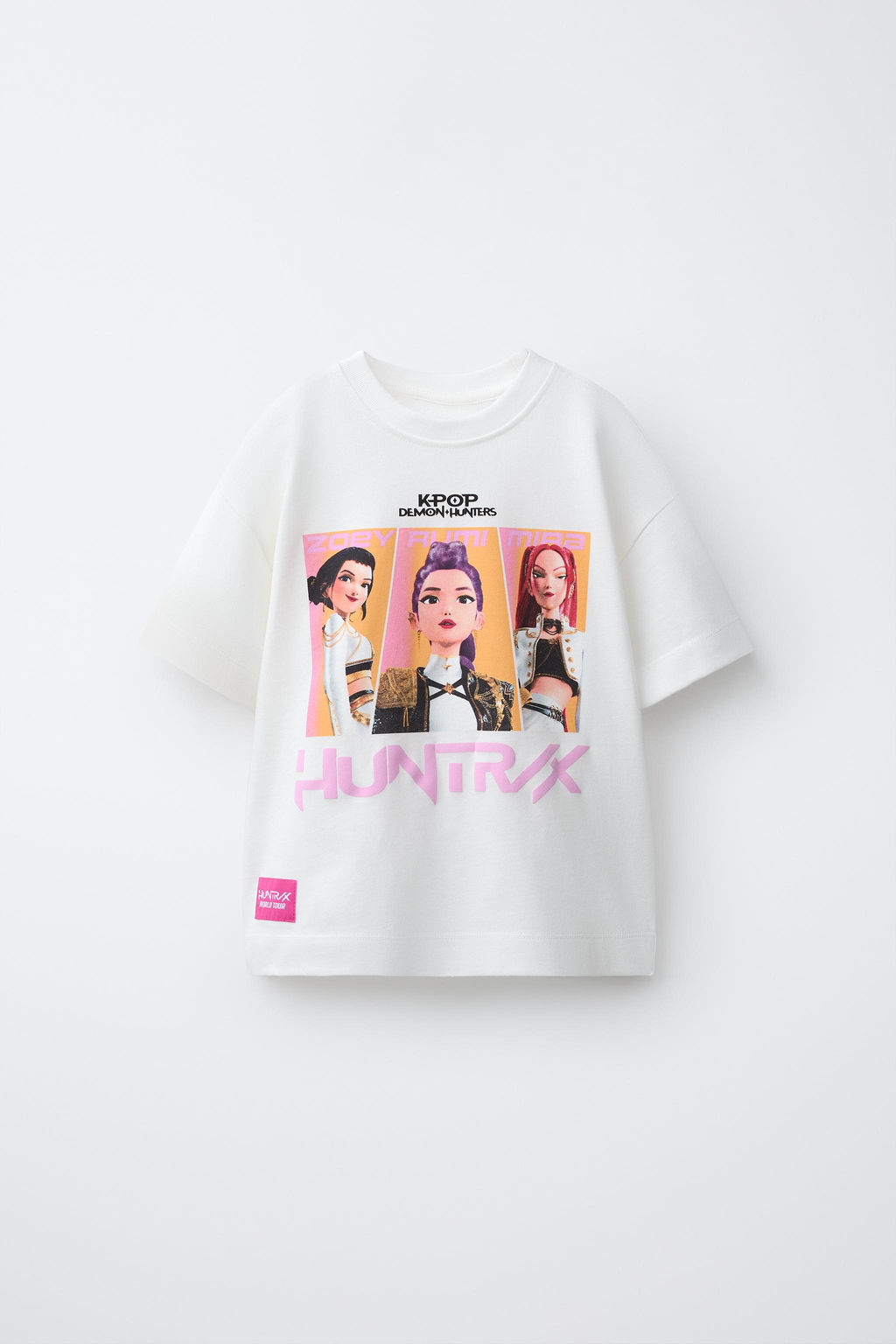 CAMISETA CAMISETA ESTAMPADO KPOP DEMON HUNTERS NETFLIX  / Blanco roto - Zara фото 2