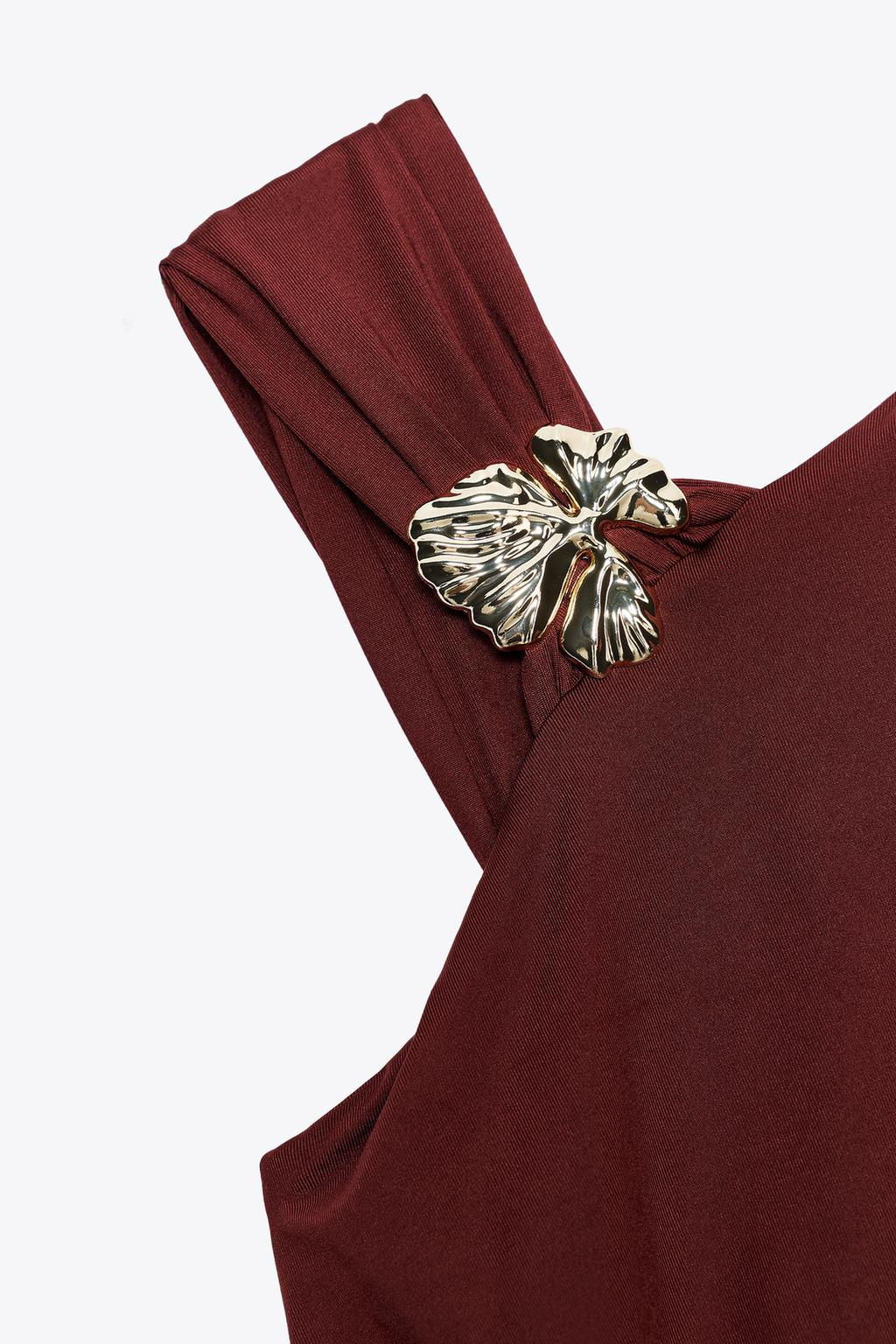 POLYAMIDE HARDWARE BODYSUIT - Zara фото 9
