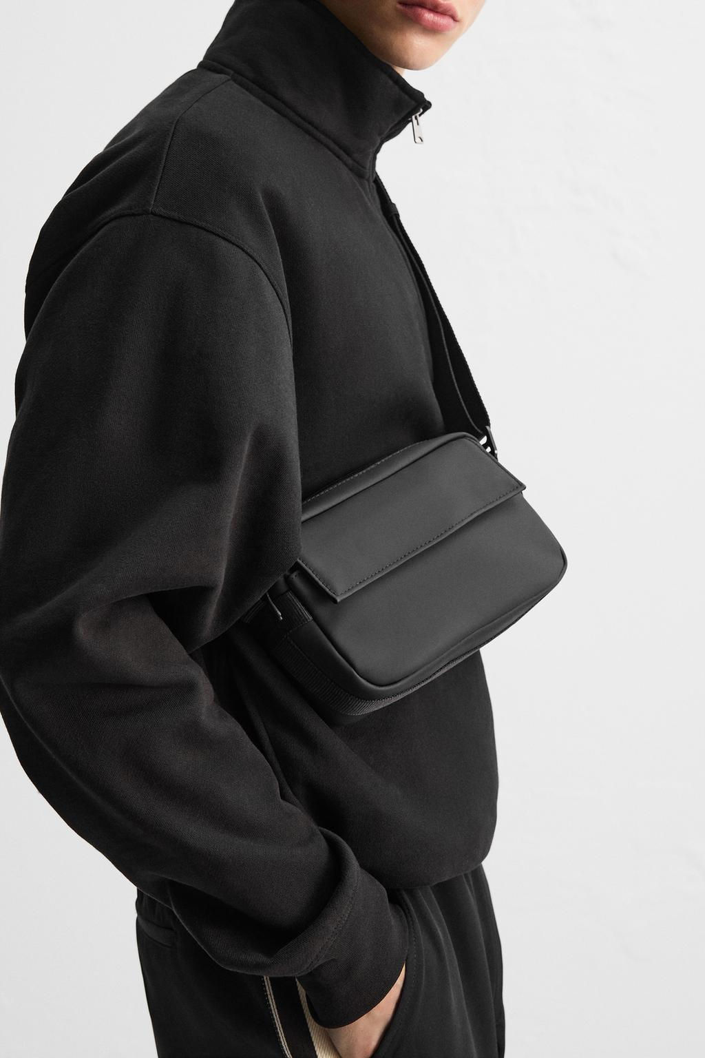 RUBBERISED CROSSBODY BAG - Zara фото 3