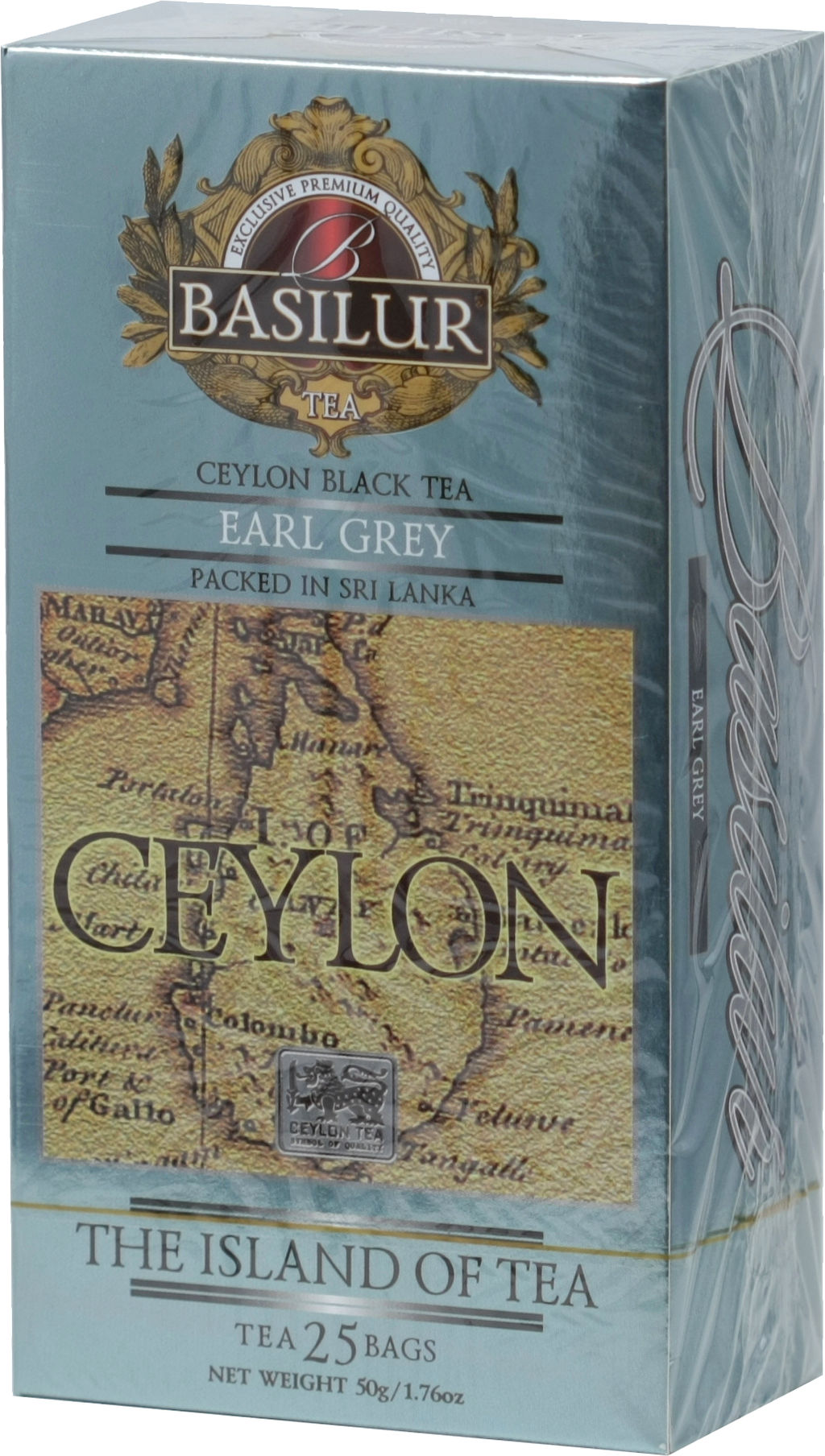 BASILUR. Чайный остров. Earl Grey карт.пачка, 25 пак.