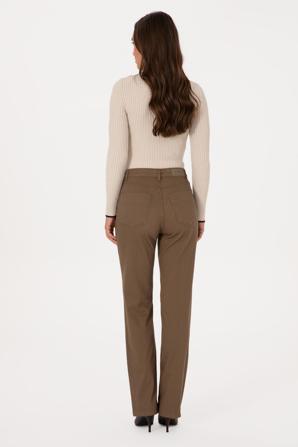 Kad_n Haki Straight Fit Kanvas Pantolon Sepette S_rpriz _ndirim - U.s. polo assn фото 4