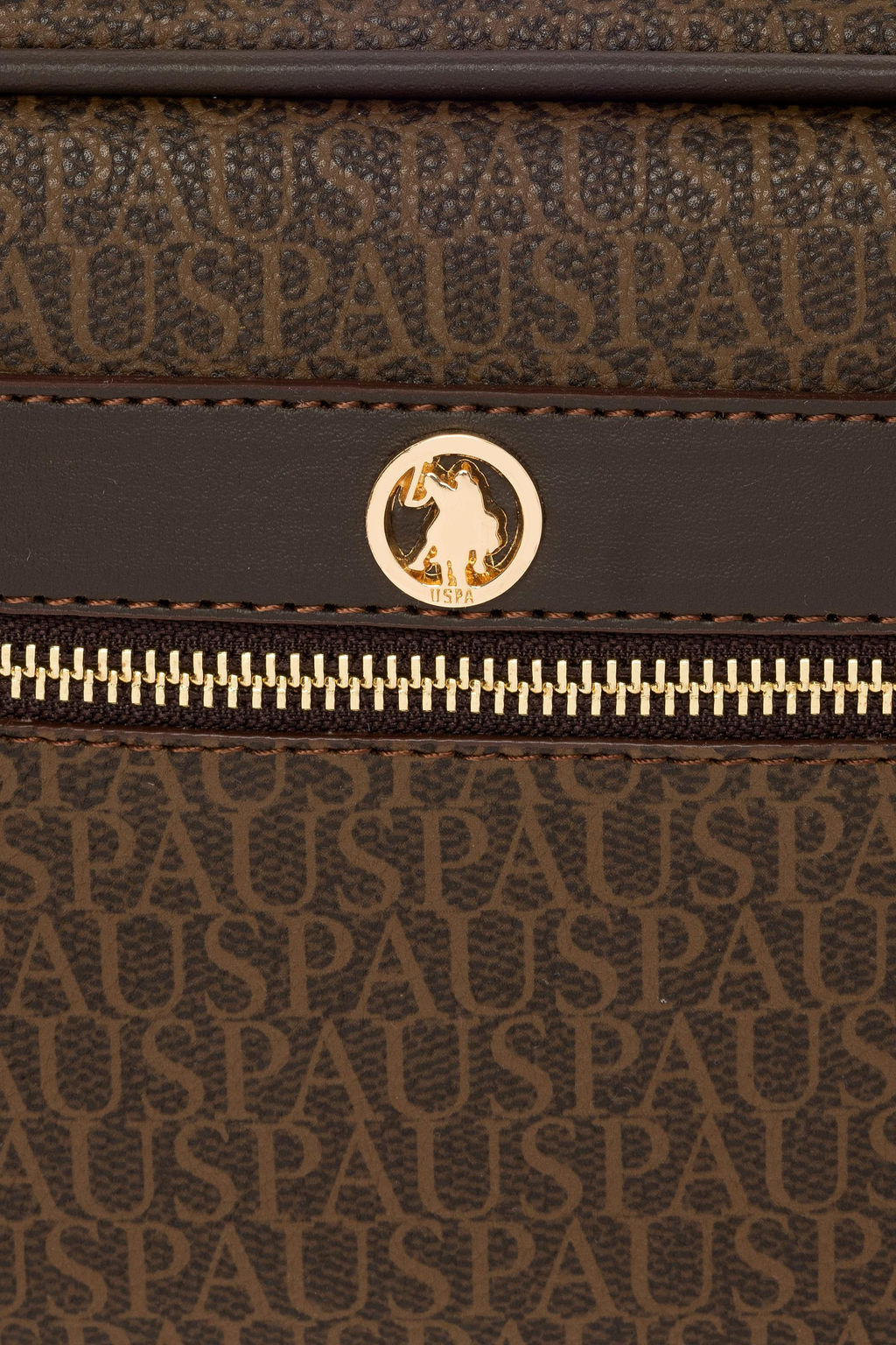 U. S. Polo Assn Женская коричневая сумка через плечо - U.s. polo assn фото 6