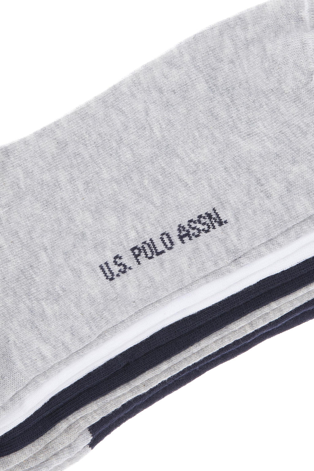 Мужские серые меланжевые носки Неожиданная скидка в корзине - U.s. polo assn фото 3