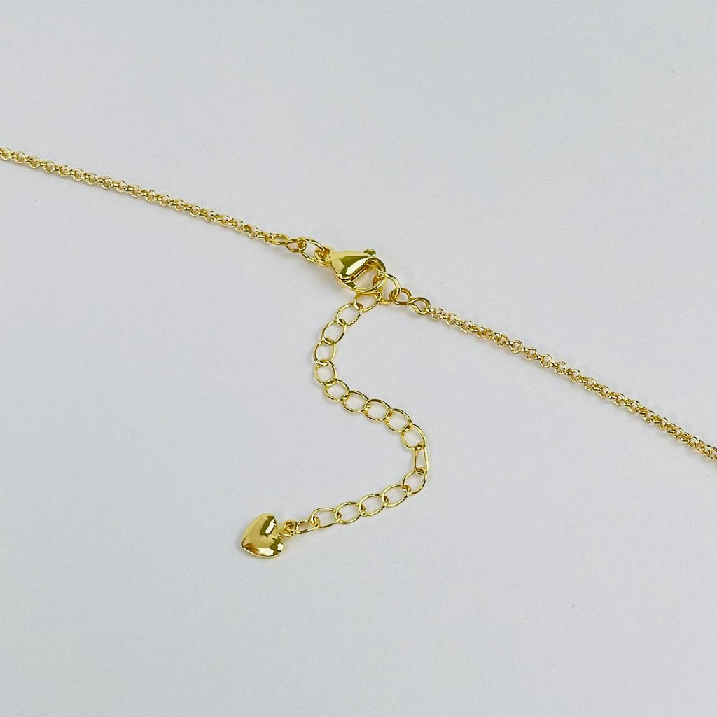 Кулон на цепочке из Мохового агата 50 см +