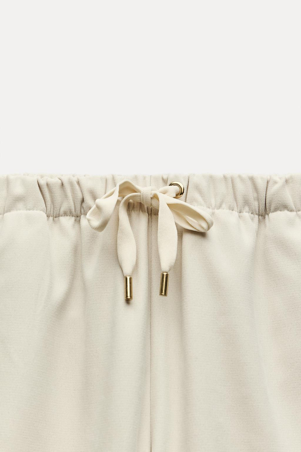 TEXTURED WIDE-LEG TROUSERS - Zara фото 16