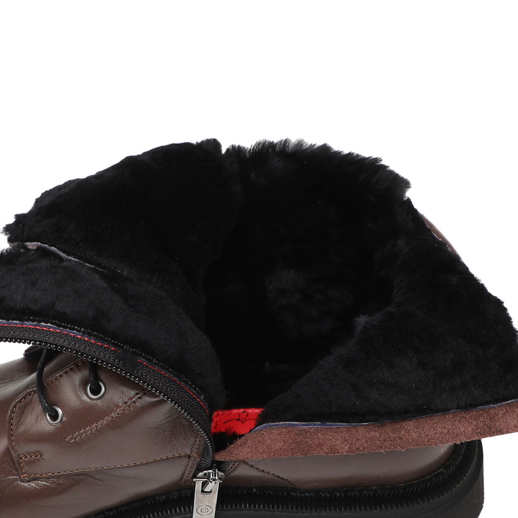 Женские ботинки PAS DE ROUGE Артикул 3692544, серовато-коричневый  фото 3